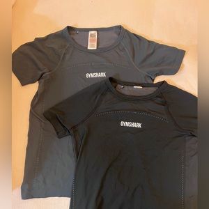TWO Gymshark Short Sleeve Tshirts (size xs)